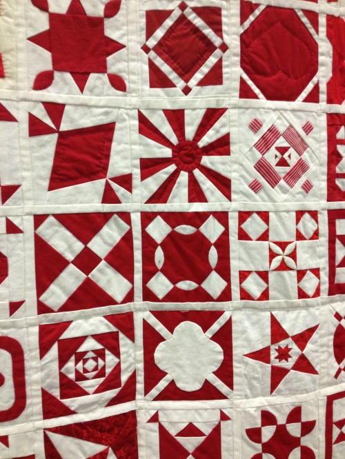 Detail of quilt above.